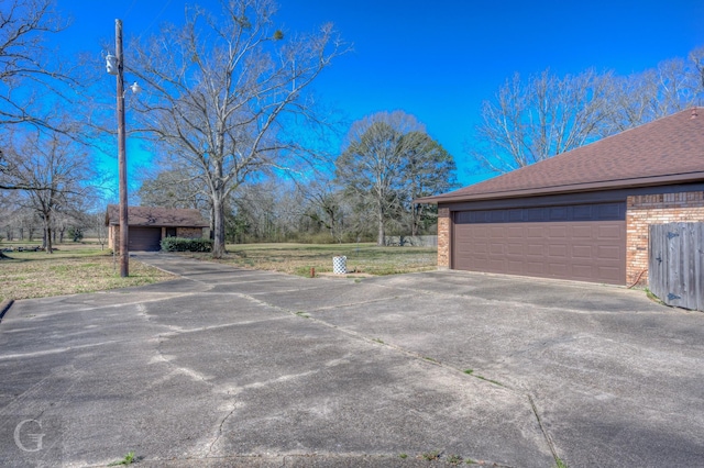 exterior space with driveway