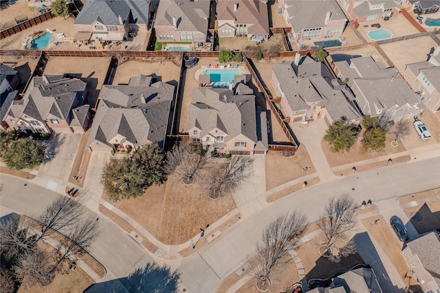 aerial view featuring a residential view