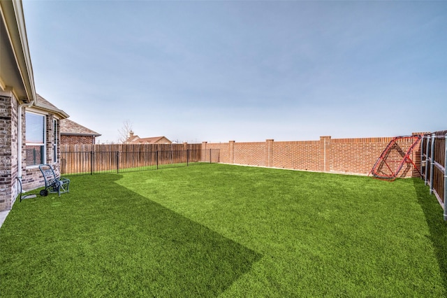 1121 Ash St, Celina, TX 75009 - view of yard featuring a fenced backyard