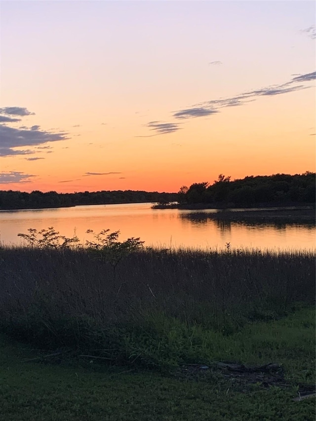 property view of water