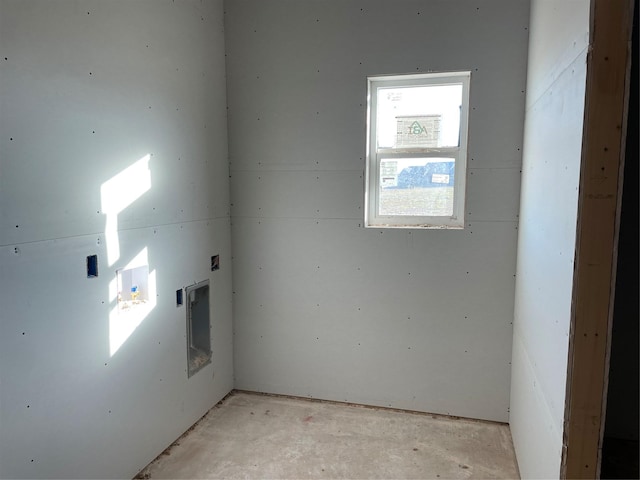 laundry room featuring washer hookup and laundry area