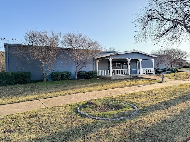 view of front facade with a gazebo and a front yard