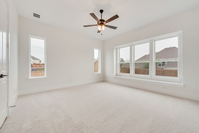 1813 Cousins Trl, Frisco, TX 75034 - unfurnished room featuring carpet floors, baseboards, and ceiling fan