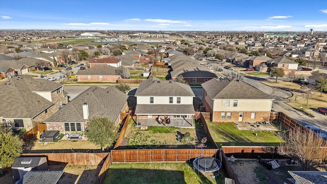 drone / aerial view featuring a residential view