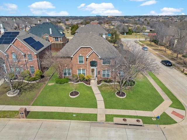 drone / aerial view featuring a residential view