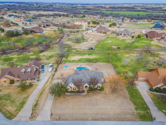 birds eye view of property featuring a residential view