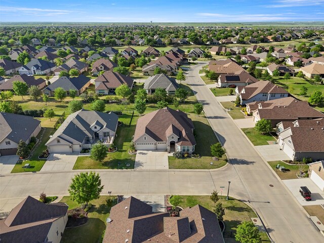 bird's eye view featuring a residential view, a water view, and golf course view