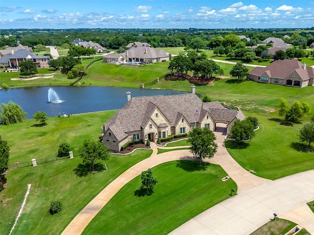 2170 Forest Hill Dr, Cross Roads, TX 76227 - aerial view of a large body of water