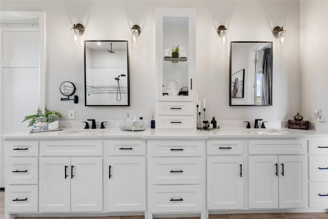 14402 Stice Rd, Krum, TX 76249 - full bath featuring double vanity and a shower