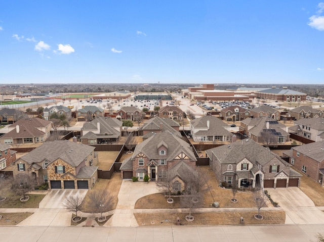 birds eye view of property featuring a residential view