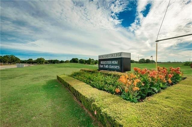 9809 Walnut St Unit E305, Dallas, TX 75243 - view of community with a yard