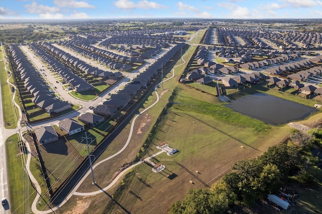 bird's eye view with a rural view and a residential view