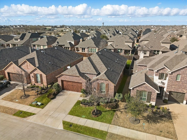 drone / aerial view featuring a residential view