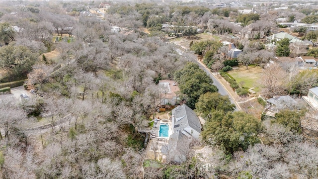 1905 Indian Creek Dr, Westover Hills, TX 76107 - bird's eye view of a pool