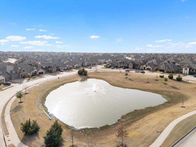 1621 Castleford Dr, Forney, TX 75126 - aerial view of residential area with a large body of water