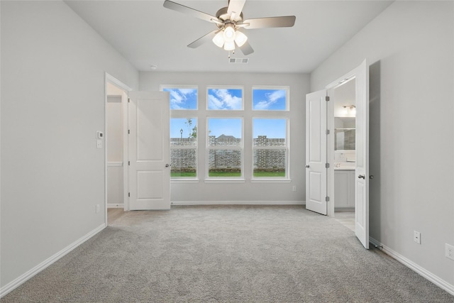 5102 Noland Dr, Princeton, TX 75071 - empty room with carpet floors, a ceiling fan, and baseboards