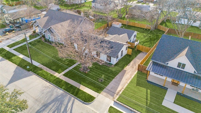 birds eye view of property featuring a residential view