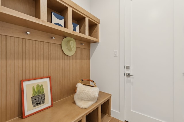 view of mudroom