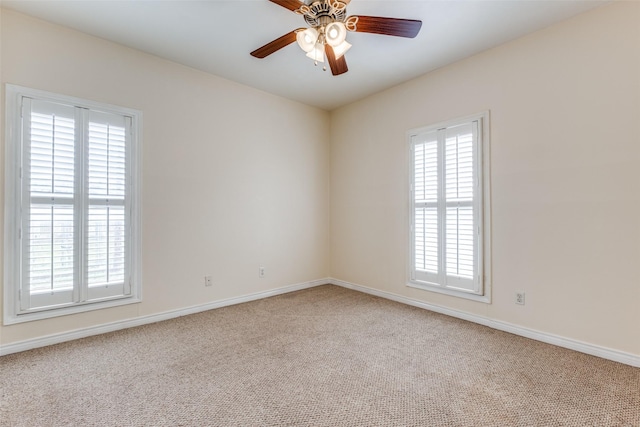 4034 Rawlins St Unit 102, Dallas, TX 75219 - carpeted spare room with baseboards and ceiling fan