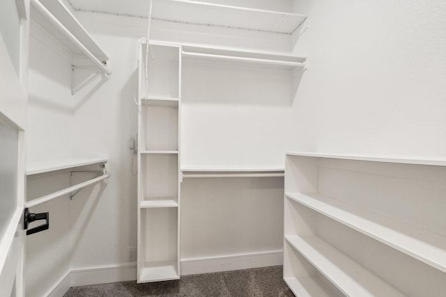 20055 Hill Ln, Kemp, TX 75143 - walk in closet featuring dark carpet