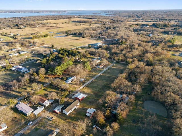20055 Hill Ln, Kemp, TX 75143 - aerial view of property and surrounding area with a large body of water