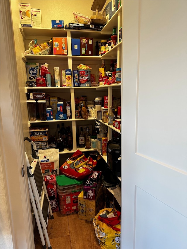 view of pantry