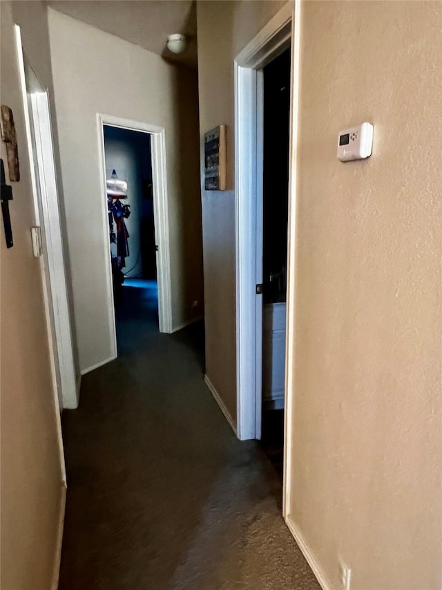 hallway with baseboards