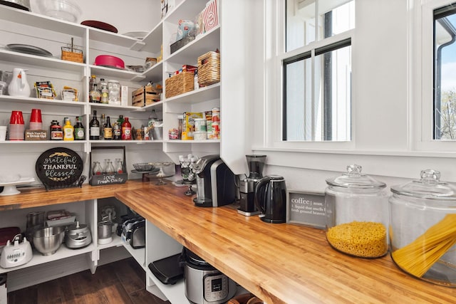 view of pantry