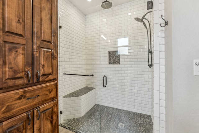 full bath with a stall shower