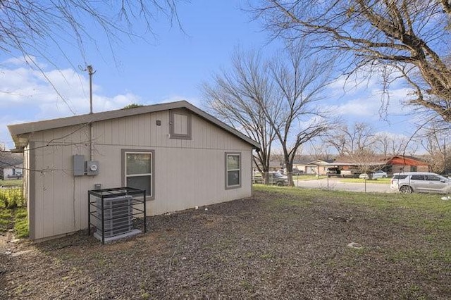 view of side of property