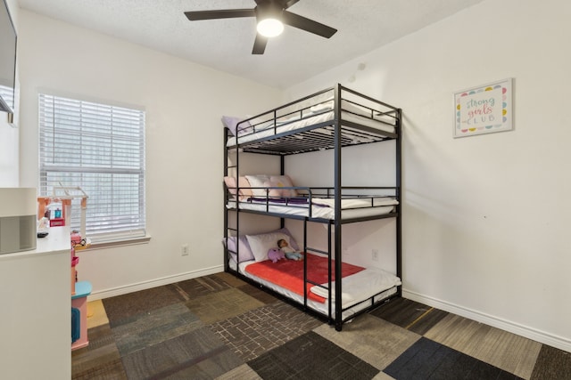 bedroom with baseboards