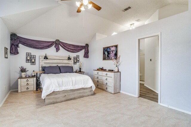 bedroom with wood finished floors and ceiling fan