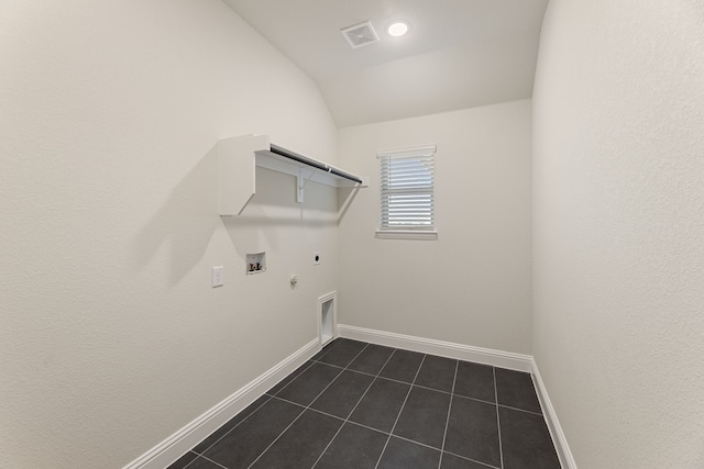 laundry room featuring visible vents, washer hookup, laundry area, hookup for a gas dryer, and hookup for an electric dryer