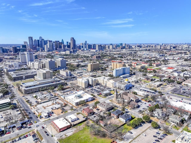 bird's eye view featuring a view of city