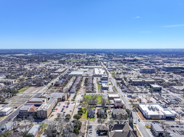 aerial view featuring a view of city