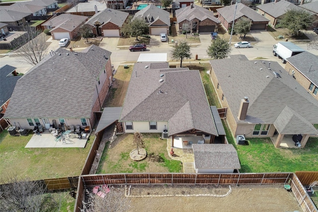 birds eye view of property featuring a residential view