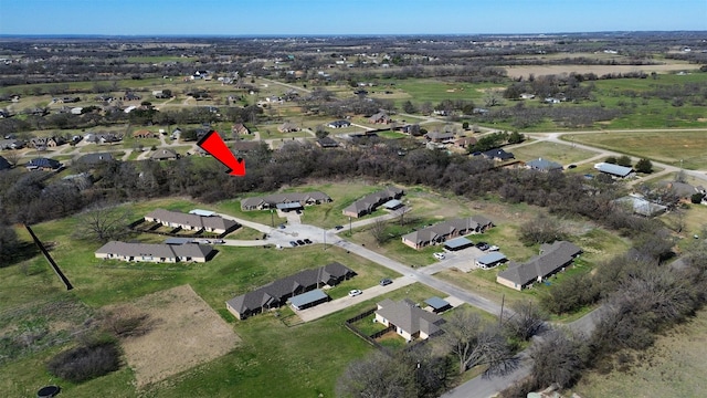 drone / aerial view featuring a residential view