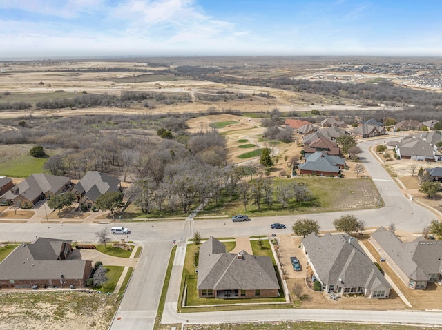 aerial view featuring a residential view