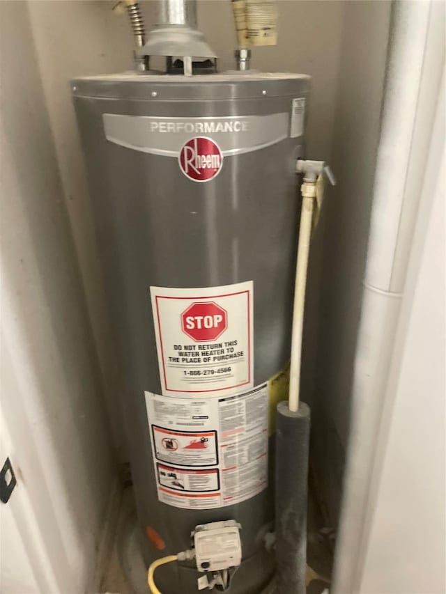 utilities with gas water heater