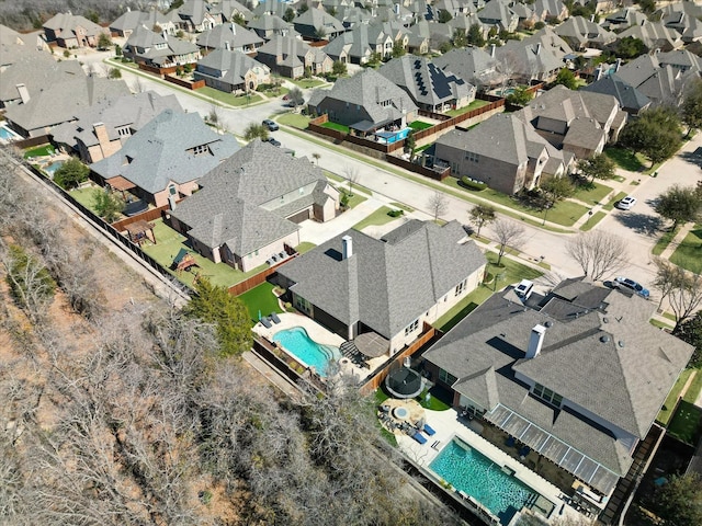 7300 Mitchell Ct, Lantana, TX 76226 - aerial overview of property's location with a pool and nearby suburban area