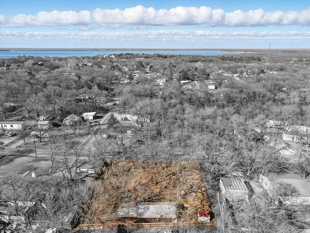 238 Preston Shores Dr, Pottsboro, TX 75076 - drone / aerial view of a nearby body of water