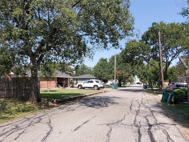 view of road