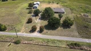 bird's eye view with a rural view