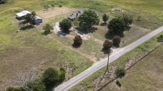 bird's eye view with a rural view