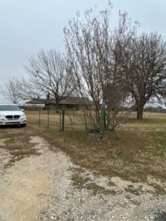 view of yard with driveway