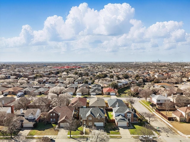 birds eye view of property featuring a residential view