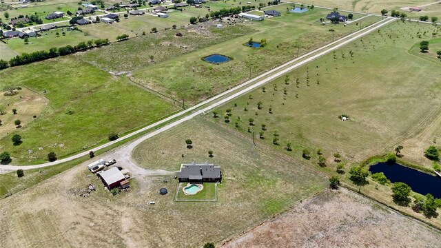 469 Streetman Rd, Royse City, TX 75189 - aerial view featuring a water view and a rural view