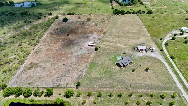 469 Streetman Rd, Royse City, TX 75189 - birds eye view of property with a rural view