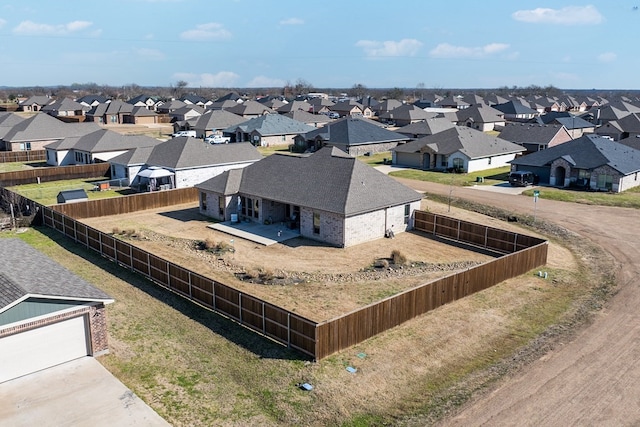 birds eye view of property featuring a residential view