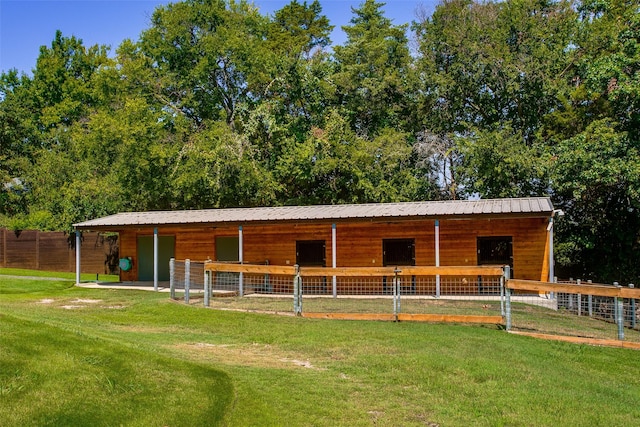 view of stable